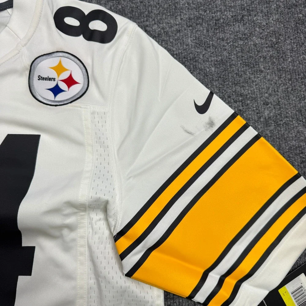 Antonio Brown‎ 84 Pittsburgh Steelers Nike Jersey Mens Small White NFL On Field